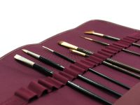 Скрутка для хранения кистей Малевичъ 34х48 см, бордо