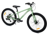 Подростковый велосипед Pifagor Level Up 24, год 2024, цвет Зеленый
