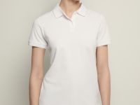 Поло приталенного силуэта с вышивкой