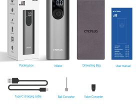 Cycplus Насос Cycplus A8 (5V, 2600mAh, 150psi), цвет Серый