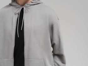 Свободная толстовка из футера