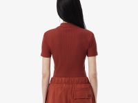 Женское поло Lacoste Slim Fit из органического хлопка