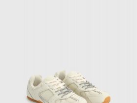 Кроссовки из натуральной кожи, Белый