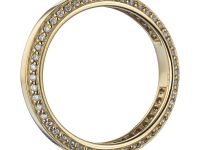 Кольцо из желтого золота с бриллиантами э0301кц04210377