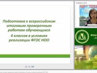 Подготовка к всероссийским итоговым проверочным работам обучающихся 4 классов в условиях реализации ФГОС НОО