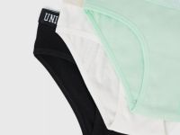 Трусы для девочек, 3 шт., Зеленый