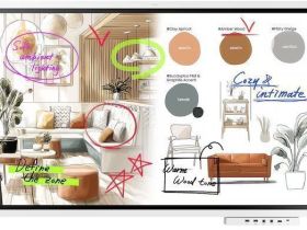 Монитор Samsung 55" WM55FX Flip светло-серый