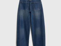 Джинсы с заклёпками для девочек, Синий