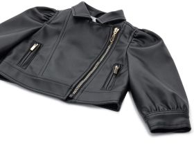 Куртка, экокожа для маленькой девочки