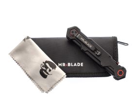 Складной нож Ferat Black, сталь D2 BSW, рукоять G10, Mr.Blade