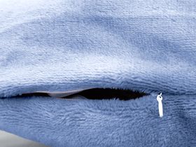 Наволочка декоративная Supersoft, сине-голубая