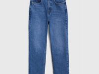 Джинсы Mom с высокой посадкой, Синий