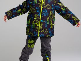 Куртка текстильная с полиуретановым покрытием для мальчиков