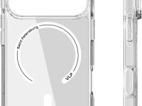 Клип-кейс VLP Lite Airс MagSafe для Apple iPhone 17 Pro Прозрачный