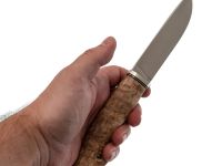 Нож Кардинал, сталь N690, рукоять карельская береза