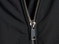 Утеплённая куртка с меховым воротником, Черный