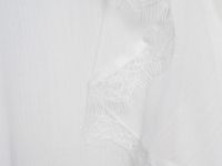 Блузка из шифона с рюшами, Белый