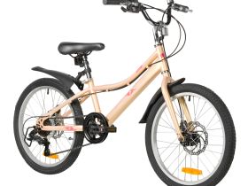 Детский велосипед Foxx Jasmine 20 Disc, год 2026, цвет Коричневый