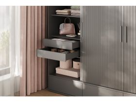 Шкаф-купе Беррингтон 4.1-267x220 Графитовый