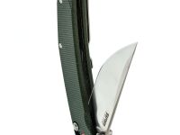 Складной нож SRM Asika 411L-MG, сталь 14C28N, рукоять микарта