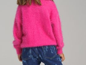 Свитер вязаный для девочки