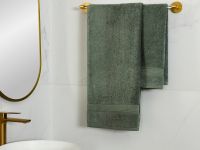 Полотенце махровое Нелл/Nell, зеленое