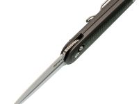 Складной нож SRM 251MB-MG (эксклюзивно для НОЖИКОВ), сталь N690, рукоять зеленая микарта