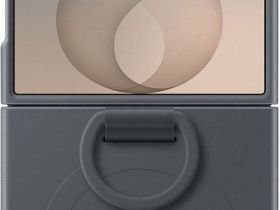 Чехол Samsung Silicone Ring Magnet Case Samsung Galaxy Z Flip8 графитовый