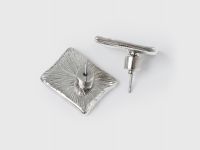 Серьги-пусеты, Серебряный