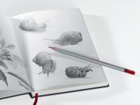 Блокнот для набросков Hahnemuhle "Nostalgie" портрет, А5 40 л 190 г, твердая обложка антрацит