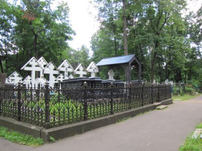 Ограда участка Архиерейских могил, конец XIX в.