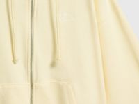 Толстовка на молнии с вышивкой, Желтый