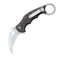 Складной нож Fox IKBS Ball Bearing Karambit, сталь Elmax, рукоять титановый сплав 6Al4V, чёрный