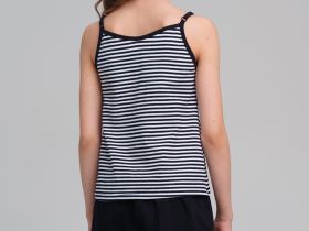 Комплект трикотажный для девочек: майка, шорты