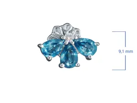 Пусеты из серебра э0675пс02260370_white