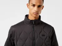 Мужская стёганая куртка Lacoste с высоким воротом