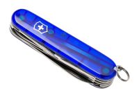 Нож перочинный Victorinox Huntsman, сталь X55CrMo14, рукоять Cellidor®, синий, 15 функций, 91мм