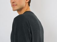 Вязаная футболка из пряжи, Серый