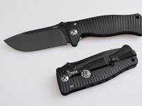 Нож складной LionSteel SR1 PVD, сталь Sleipner, рукоять титан