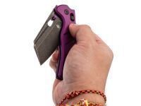 Складной нож Kizer C01C, сталь 154CM, рукоять алюминий, фиолетовый