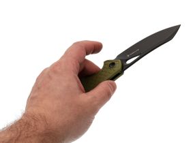 Складной нож Mr.Blade Wyvern blackwash сталь AUS-8, рукоять Olive FRN