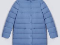 Пуховое пальто с капюшоном