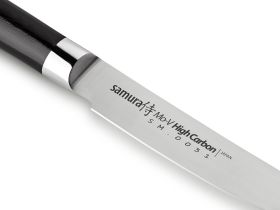 Нож кухонный "Samura Mo-V" для стейка - SM-0031, сталь AUS-8, рукоять G10, 120 мм
