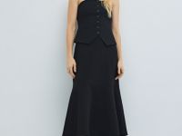 Топ-корсет, Черный