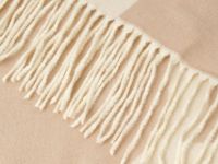 Шарф с принтом, Бежевый