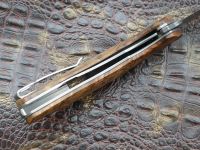 Складной нож Steelclaw Айва, сталь VG10/Damascus, рукоять дерево