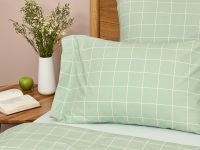 Постельное белье полукомплект Quadretti, зеленое