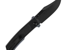 Складной нож Tenable Bison, сталь Nitro-V, рукоять G10, черный/серый