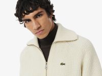 Мужской кардиган Lacoste с высоким воротом на молнии