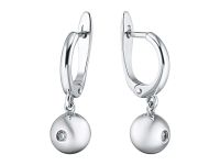 Серьги из серебра с бриллиантами э0601сг05153800